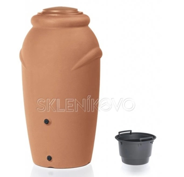 Plastový sud na vodu AQUACAN BABY tehla 210l